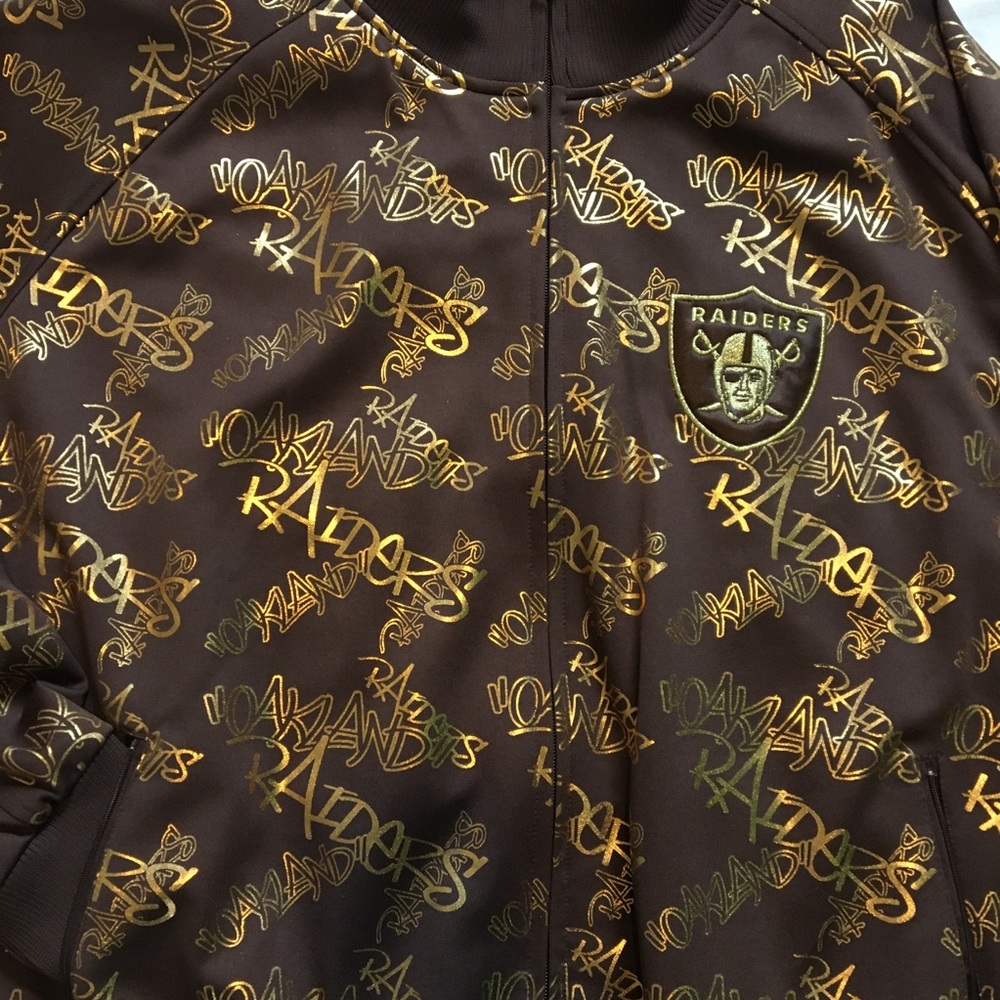 Vintage Oakland Raiders Mens Jacket Size XXL - Picture 2 of 8